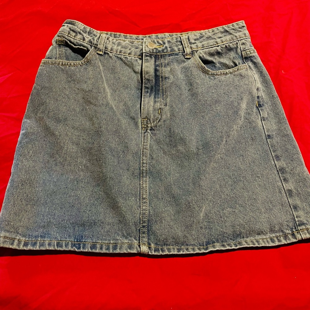 Y2K Denim Mini Skirt